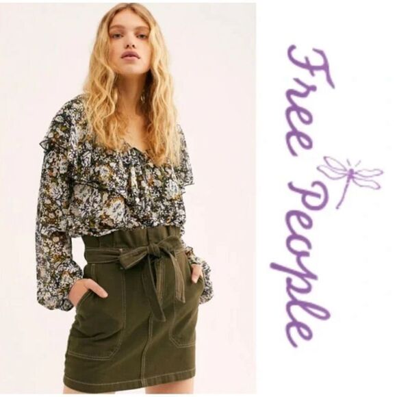 Free People Splendor In The Grass Skirt Size 8 - Picture 1 of 12